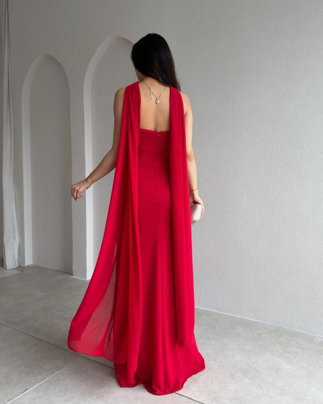 Isabella Scarf Maxi Gown