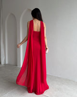 Isabella Scarf Maxi Gown