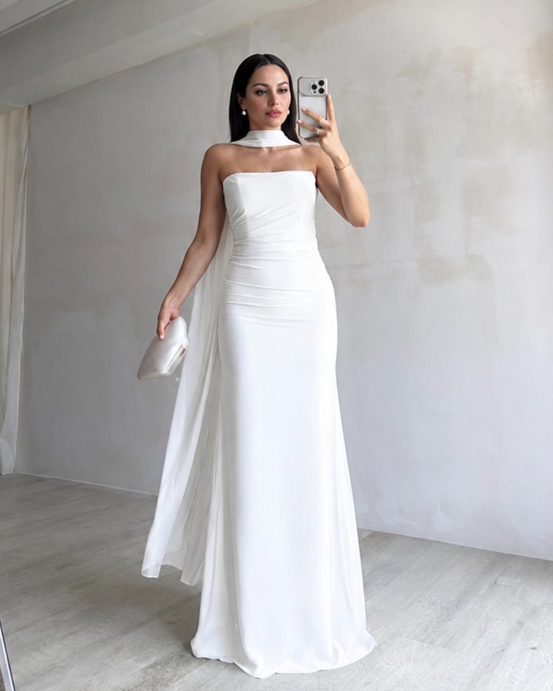 Isabella Scarf Maxi Gown