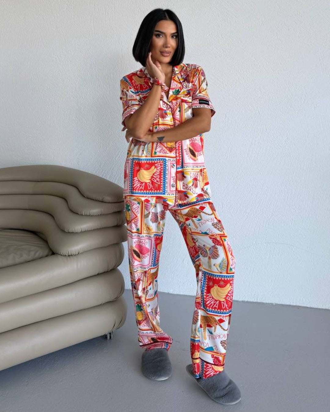 Island Postcard Pajama