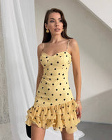 La Femme Dot Dress