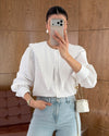 Lace Collar Statement Shirt