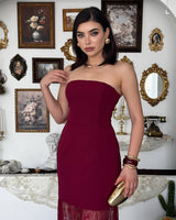 Lace Dantel Maxi Dress