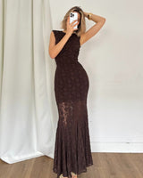 Lace Mermaid Maxi Dress