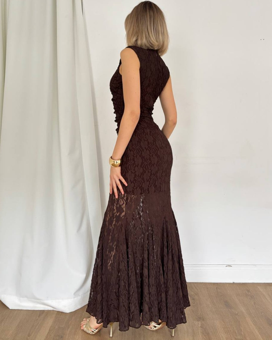 Lace Mermaid Maxi Dress