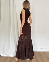 Lace Mermaid Maxi Dress