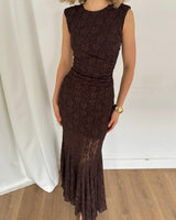 Lace Mermaid Maxi Dress