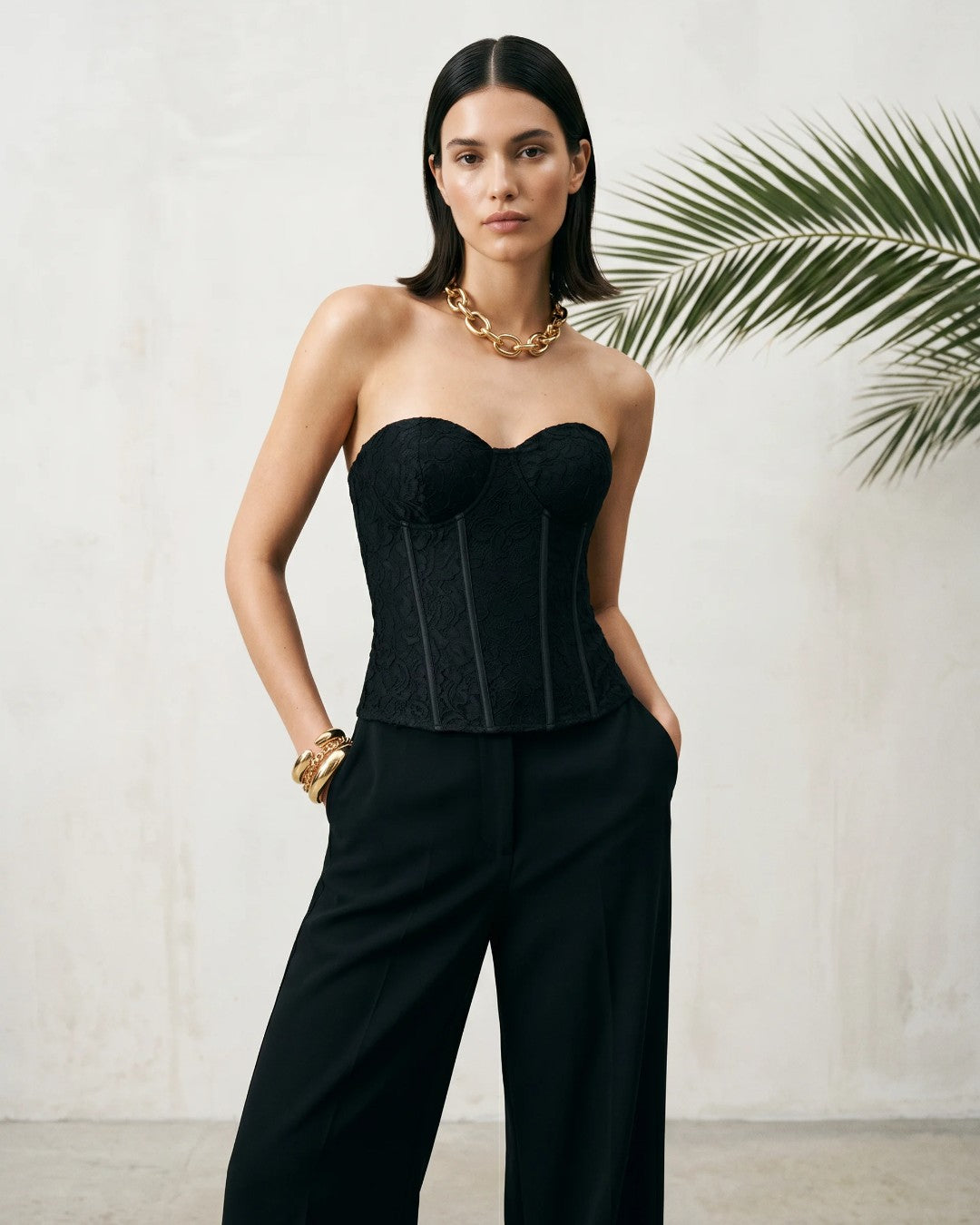 Lace Sculpt Corset Top