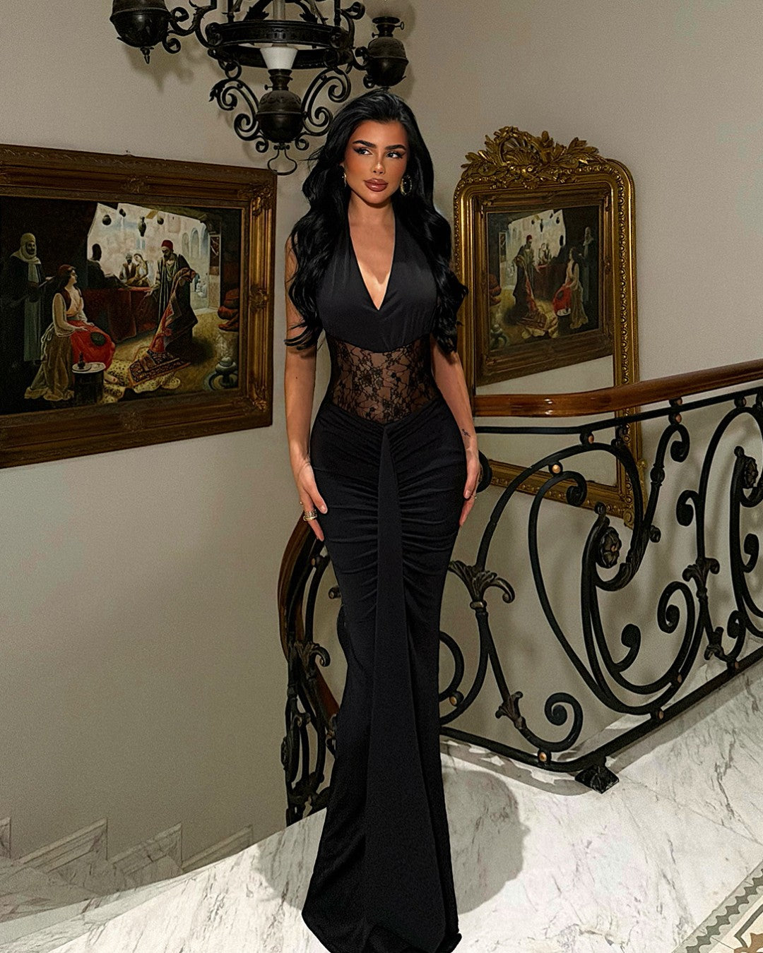 Lace Sculpt Dress