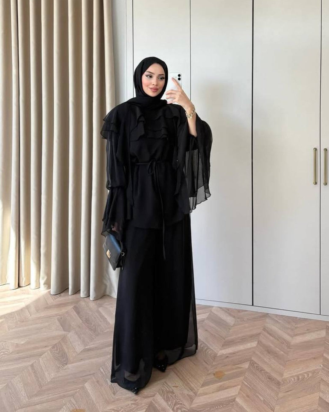 Layered Ruffle Flow Set