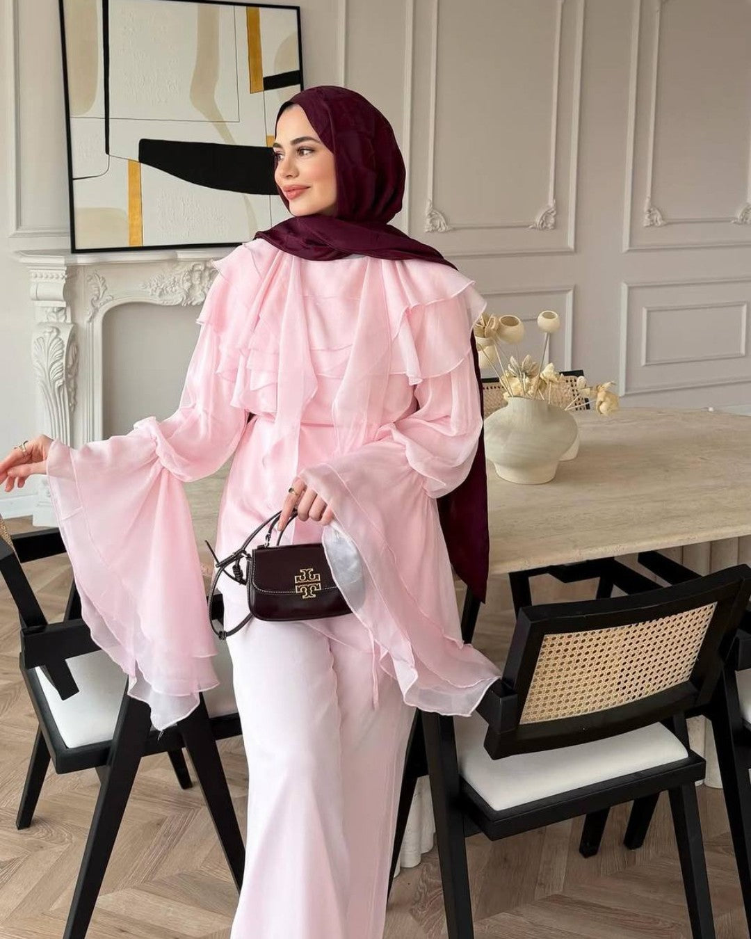 Layered Ruffle Flow Set