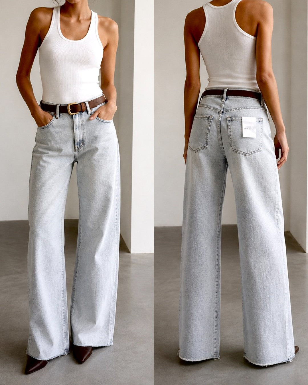 Locco Light Wslash Denim + Belt