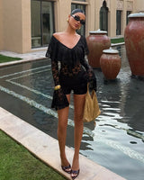 Long Sleeve Lace Bodysuit