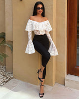 Long Sleeve Lace Bodysuit
