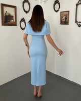 Louvre Cape Midi Dress