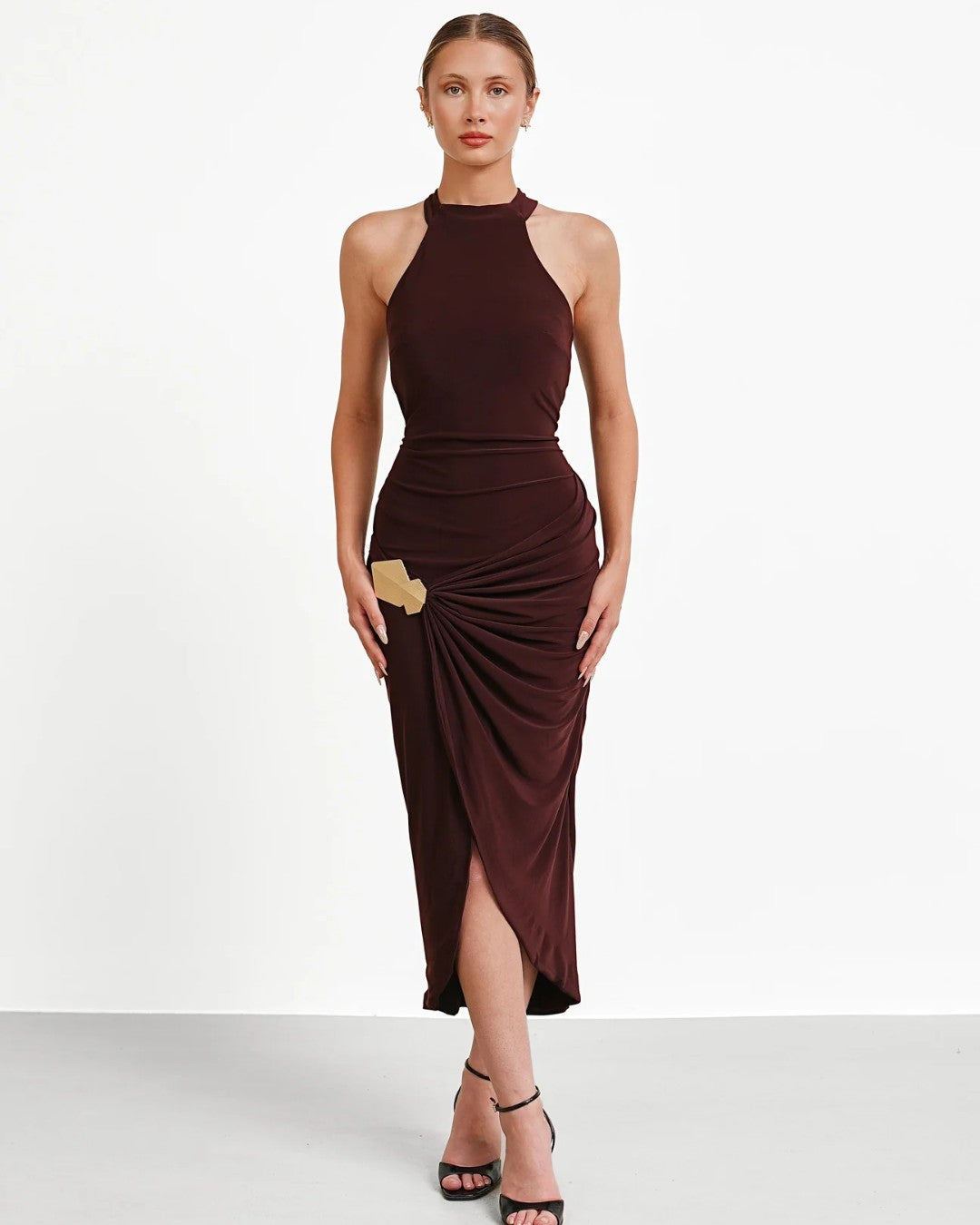 Luxe Halter Midi