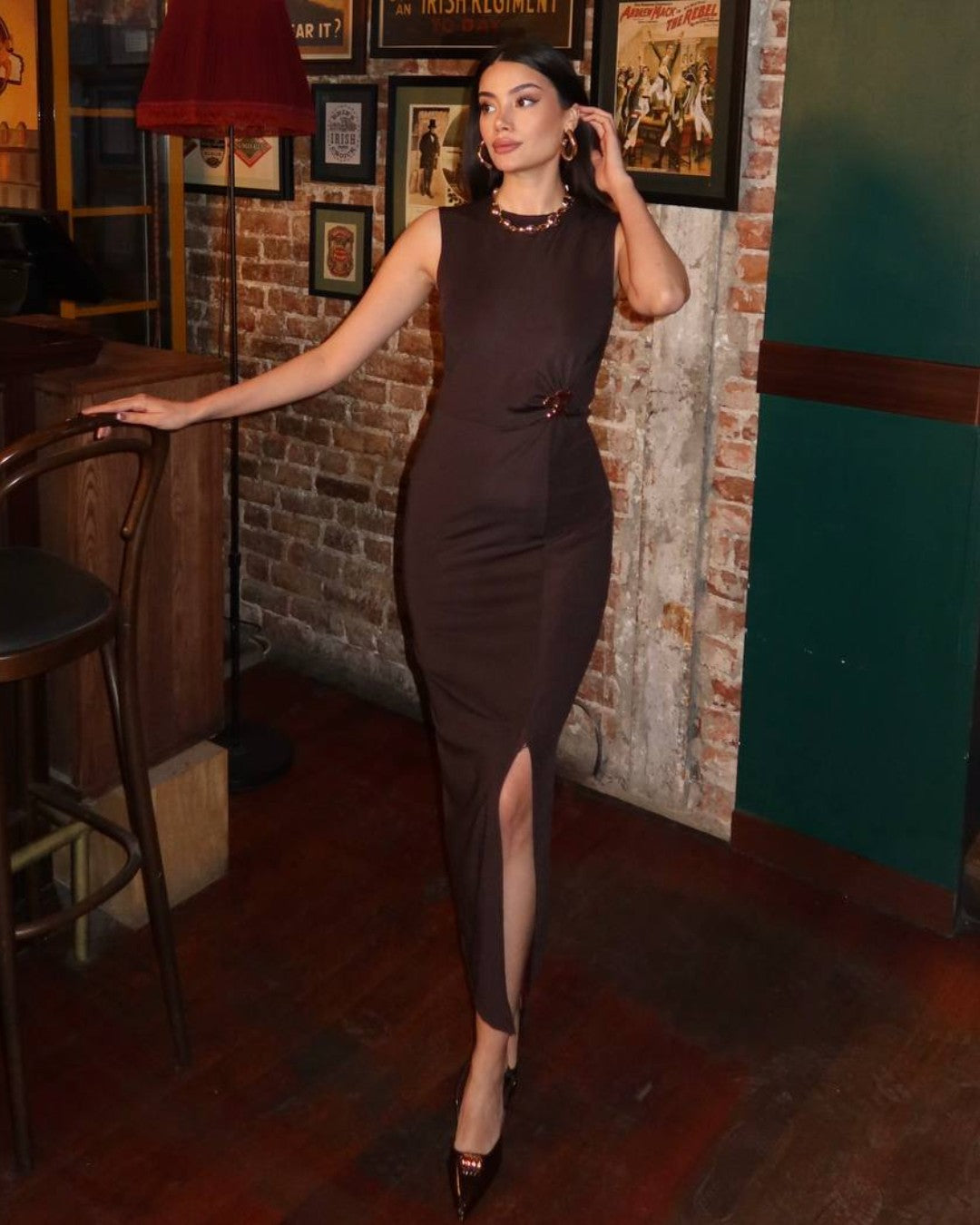Luxe Midi Dress