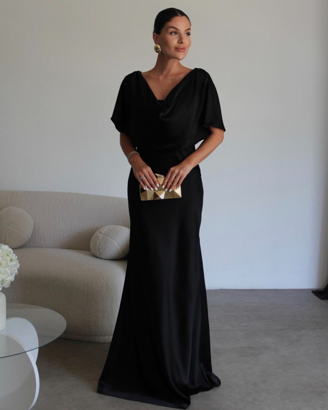 Luxe Satin Maxi Gown