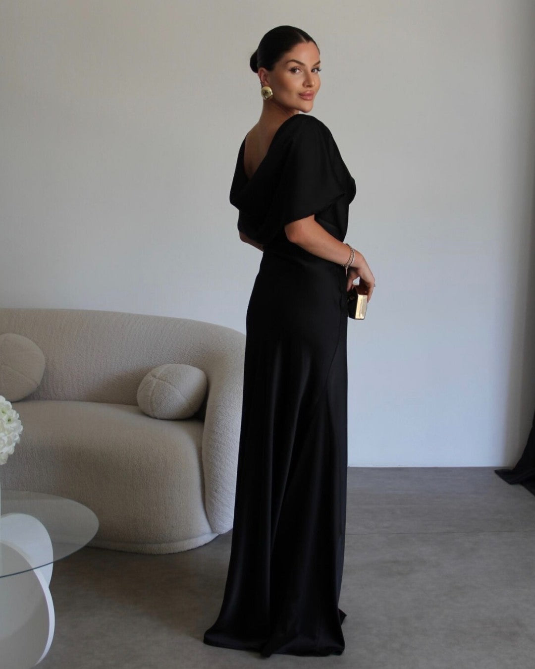 Luxe Satin Maxi Gown