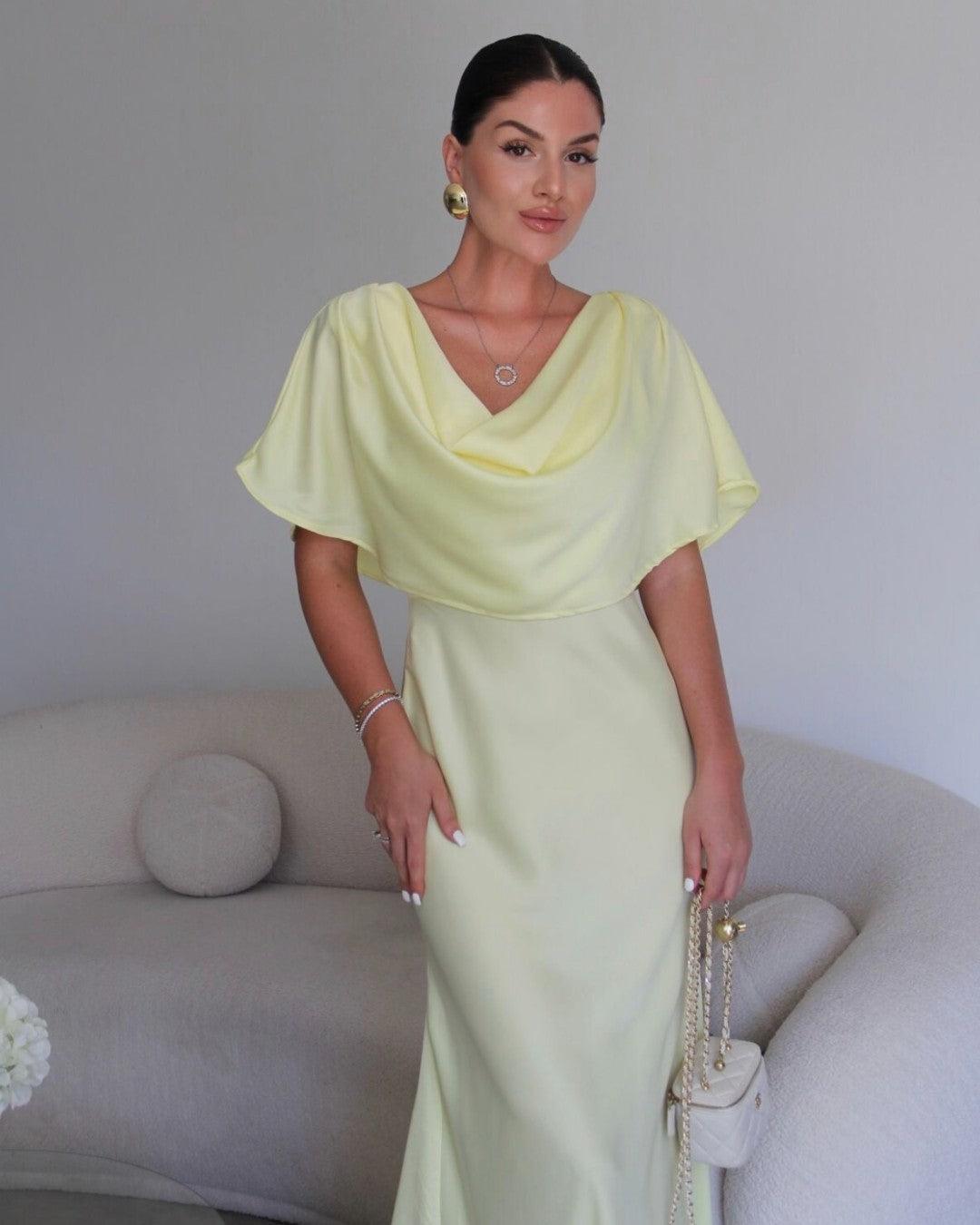 Luxe Satin Maxi Gown