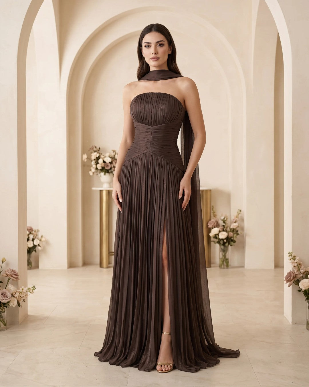 Luxury Maxi Evening Dress