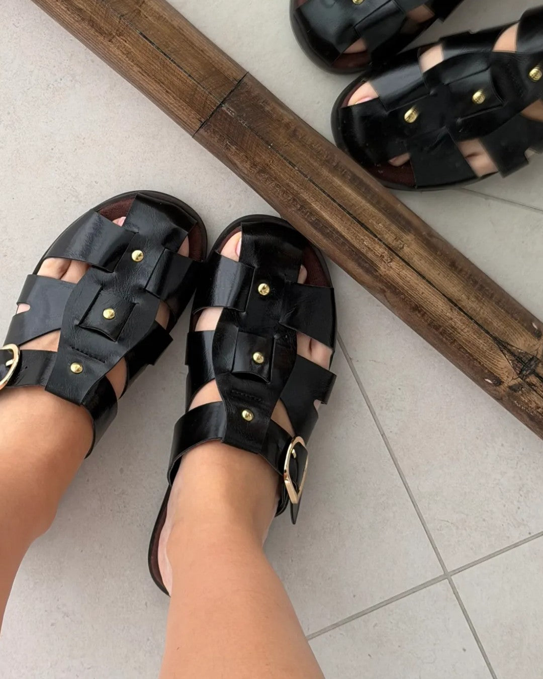 Marais Leather Sandals