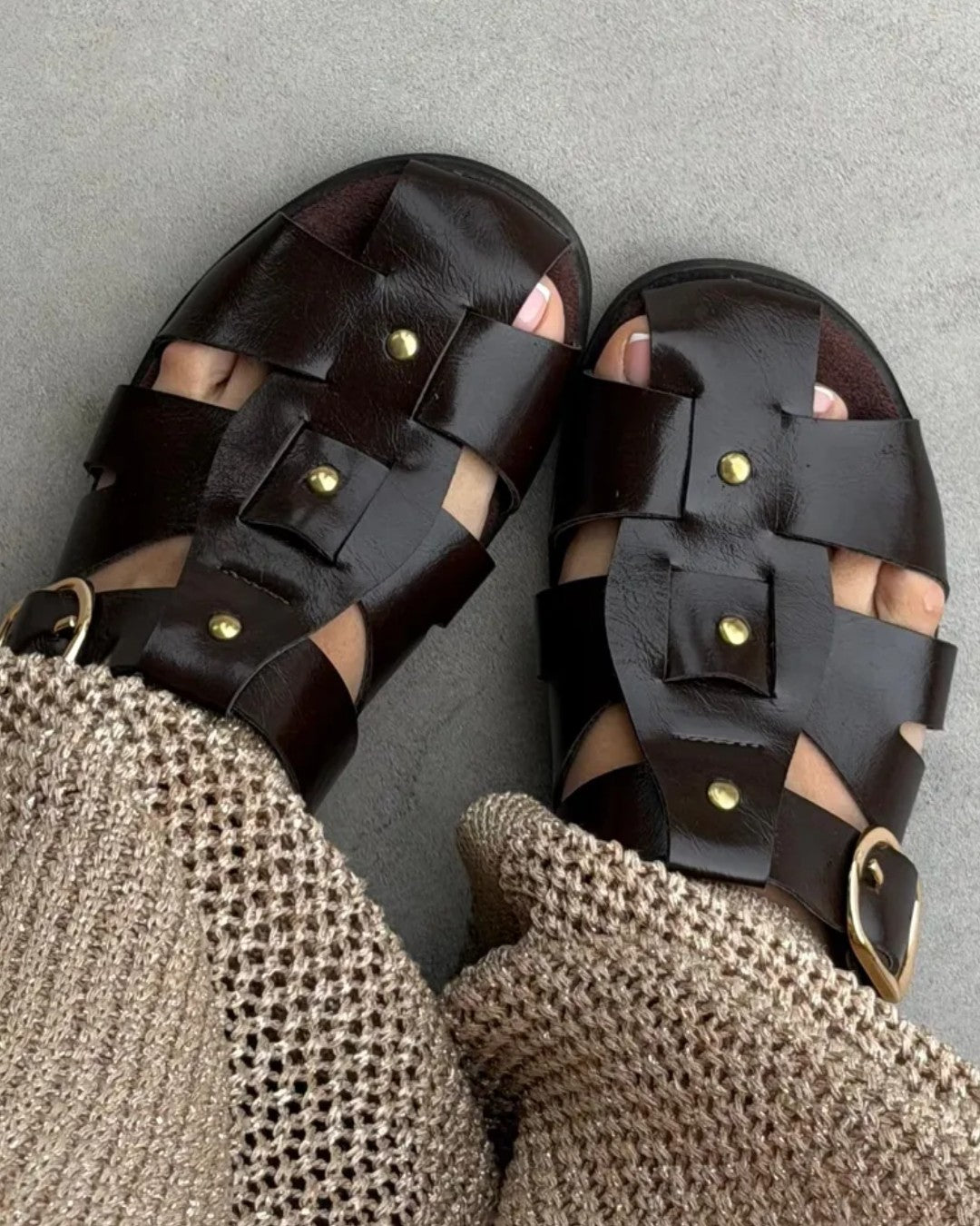 Marais Leather Sandals