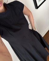 Marielle High-Neck Midi Dress
