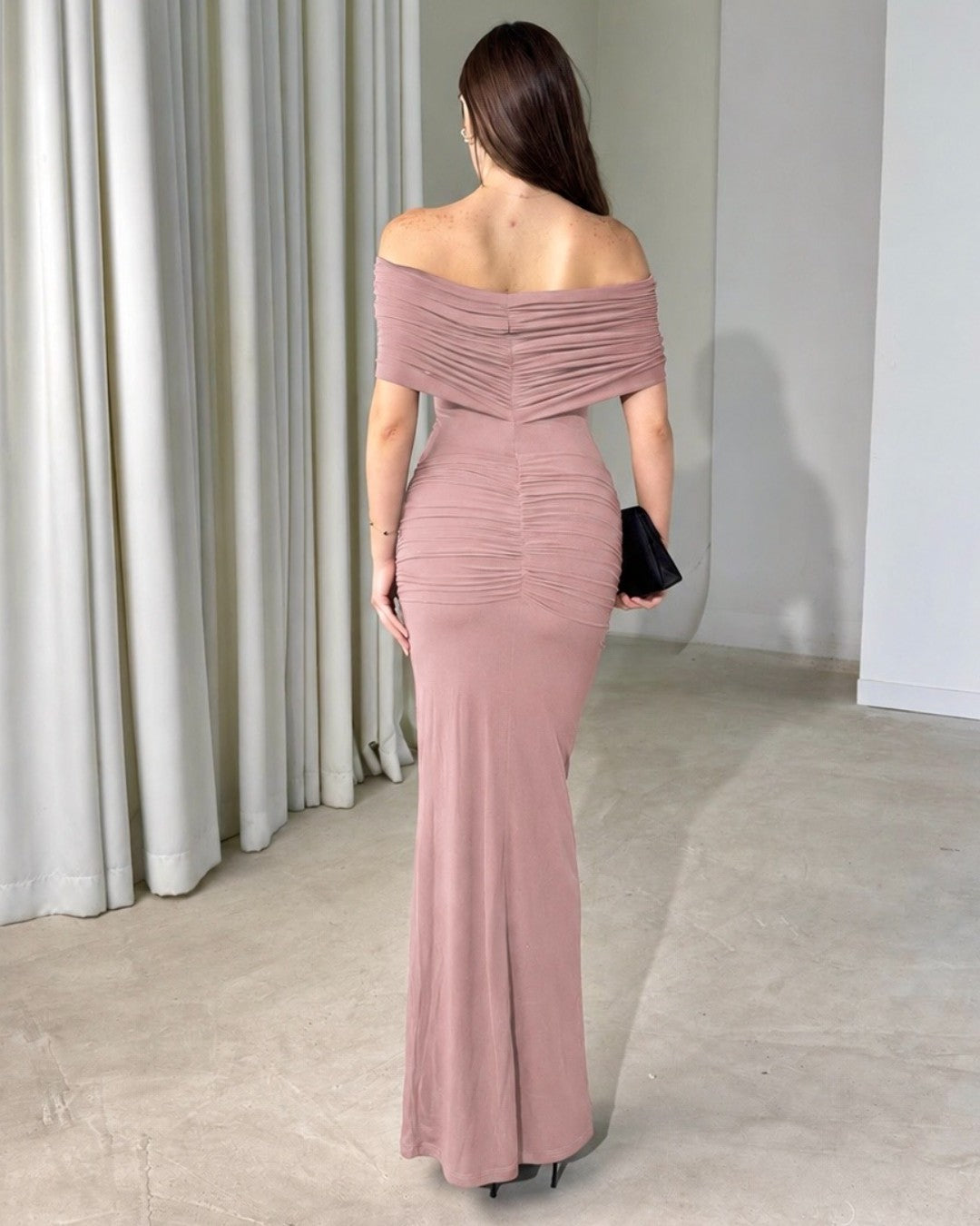 Marina Off-Shoulder Maxi Dress