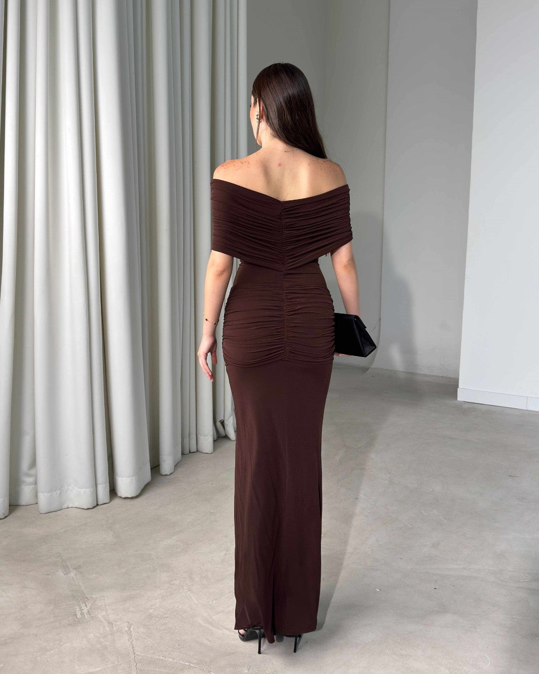 Marina Off-Shoulder Maxi Dress