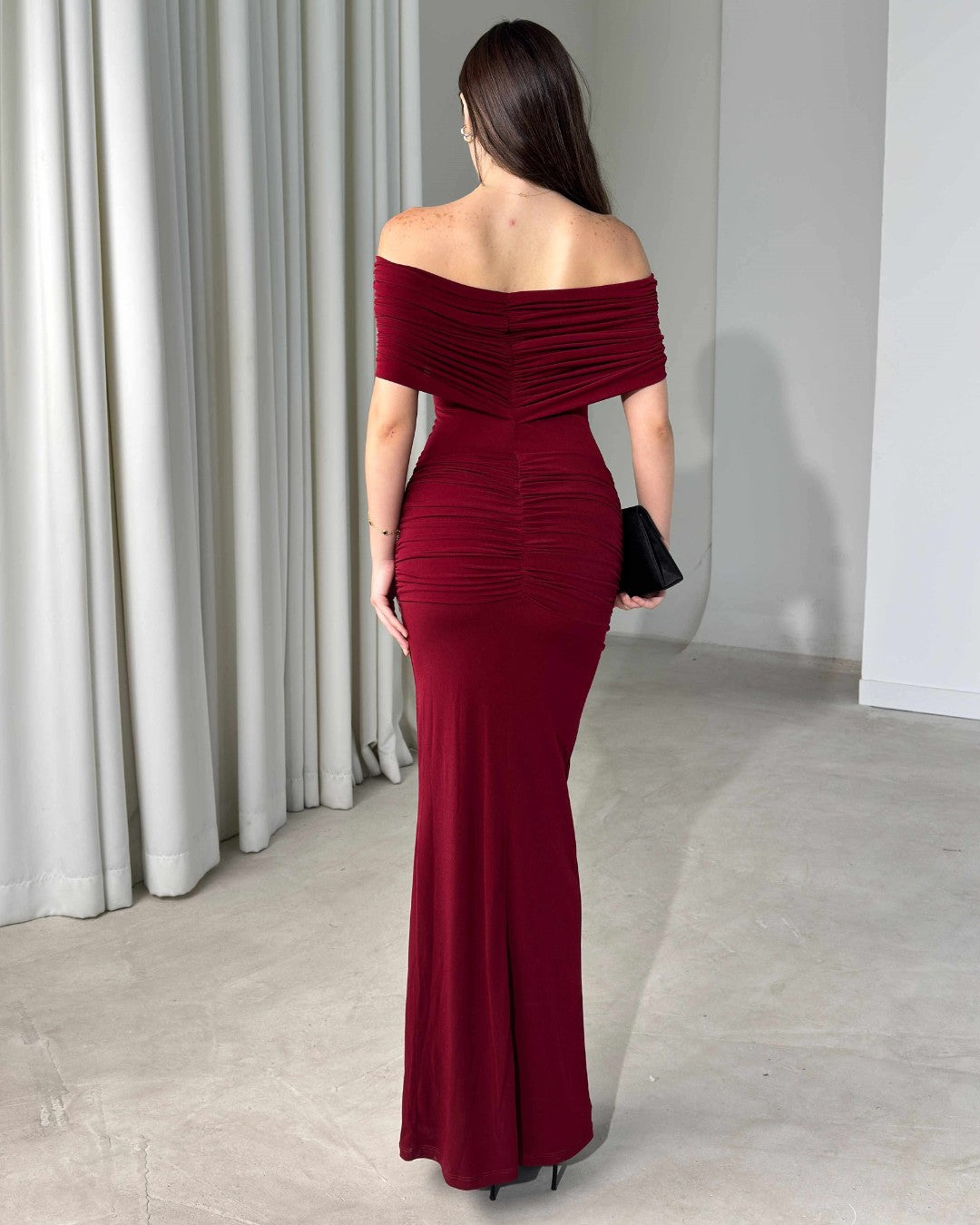 Marina Off-Shoulder Maxi Dress