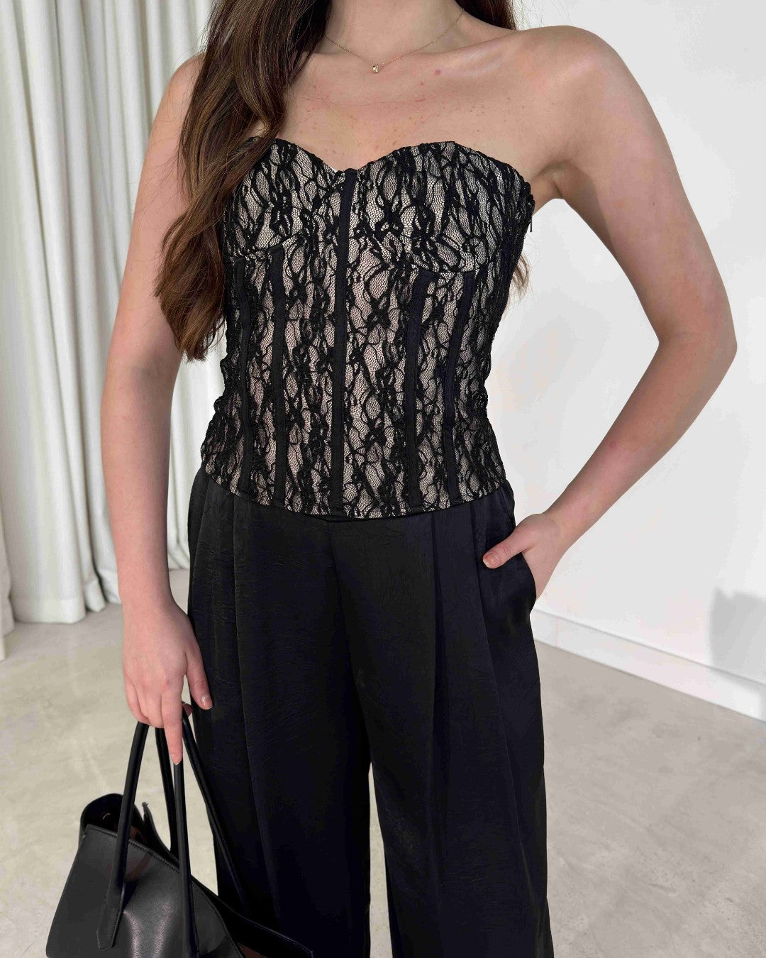 Midnight Lace Corset