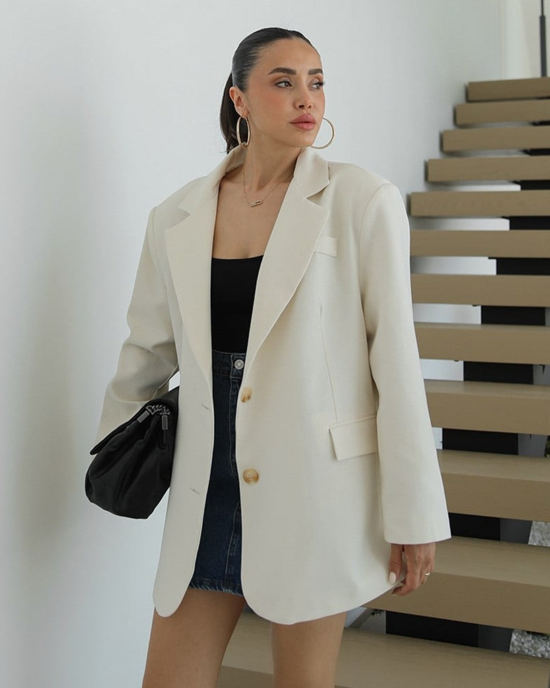 Minimal Linen Blazer