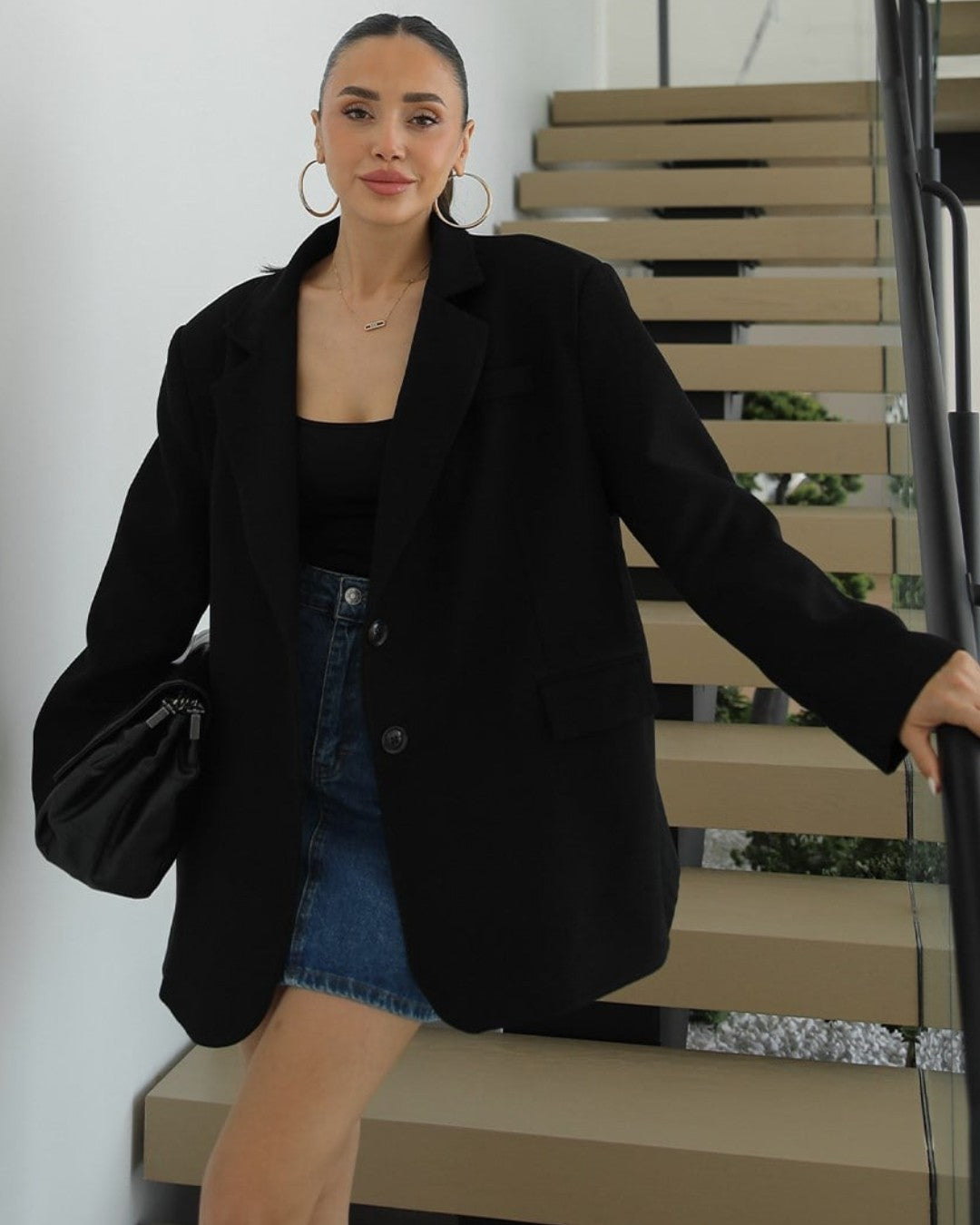 Minimal Linen Blazer