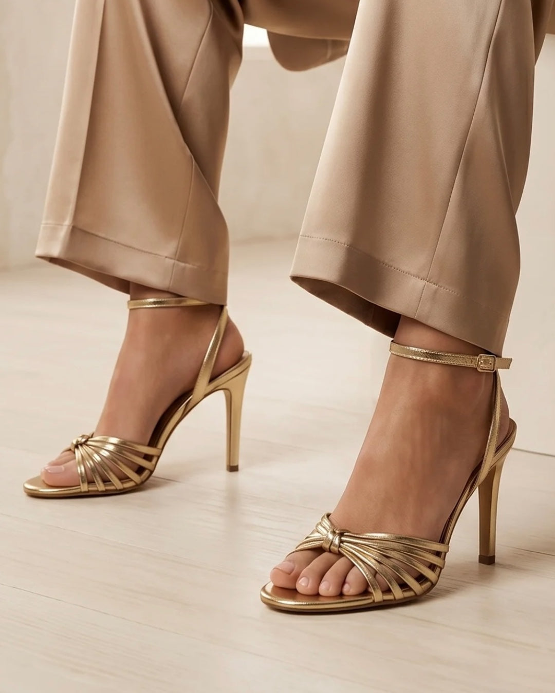 MNG Inspired Heeled Sandal