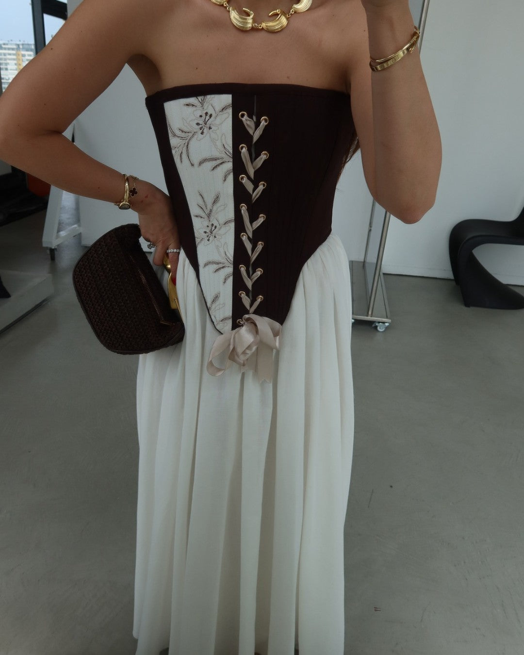 Mocha Enchanté Corset
