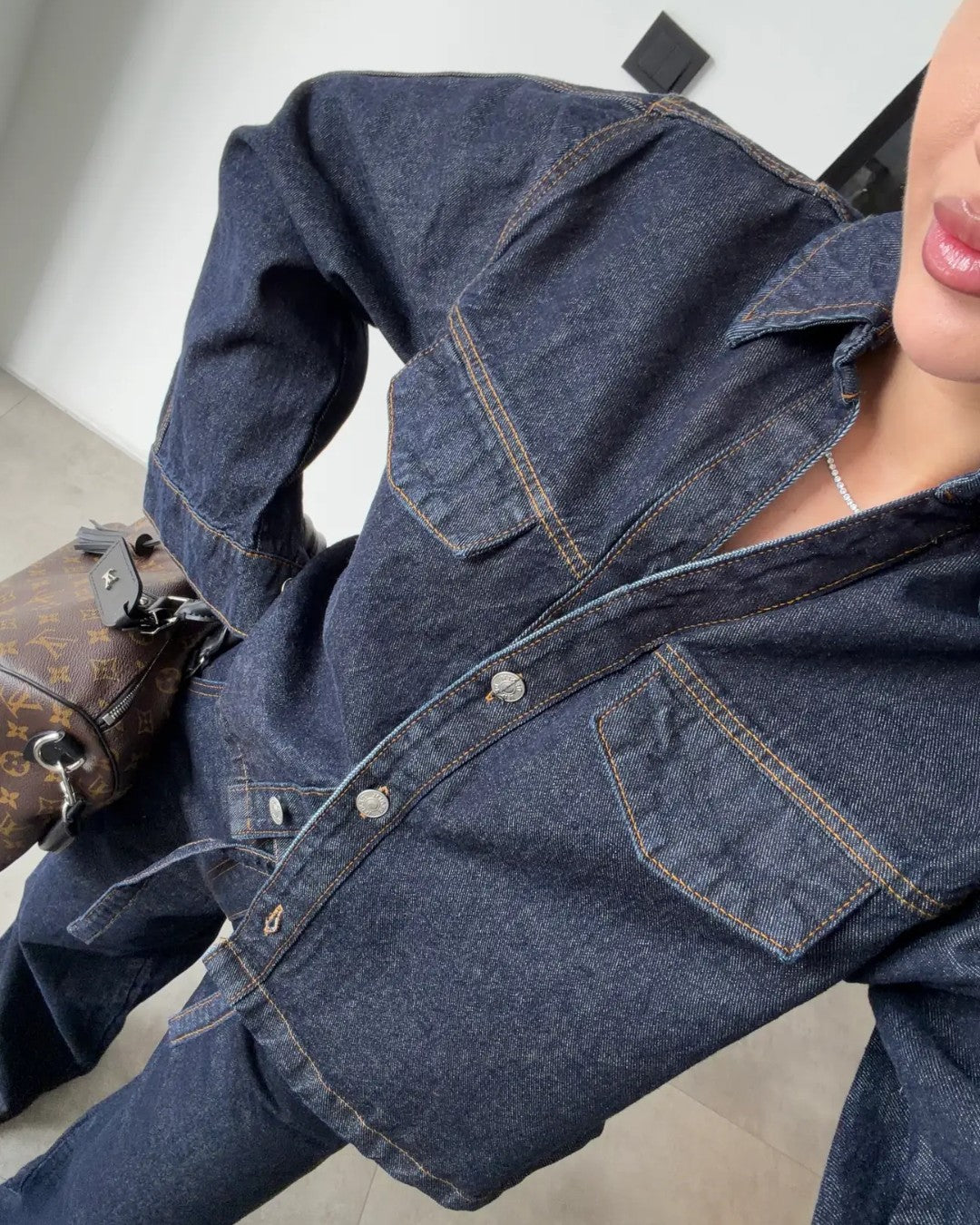 Modern Edge Denim Set