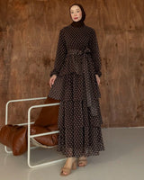 Modest Polka Dress
