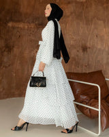 Modest Polka Dress