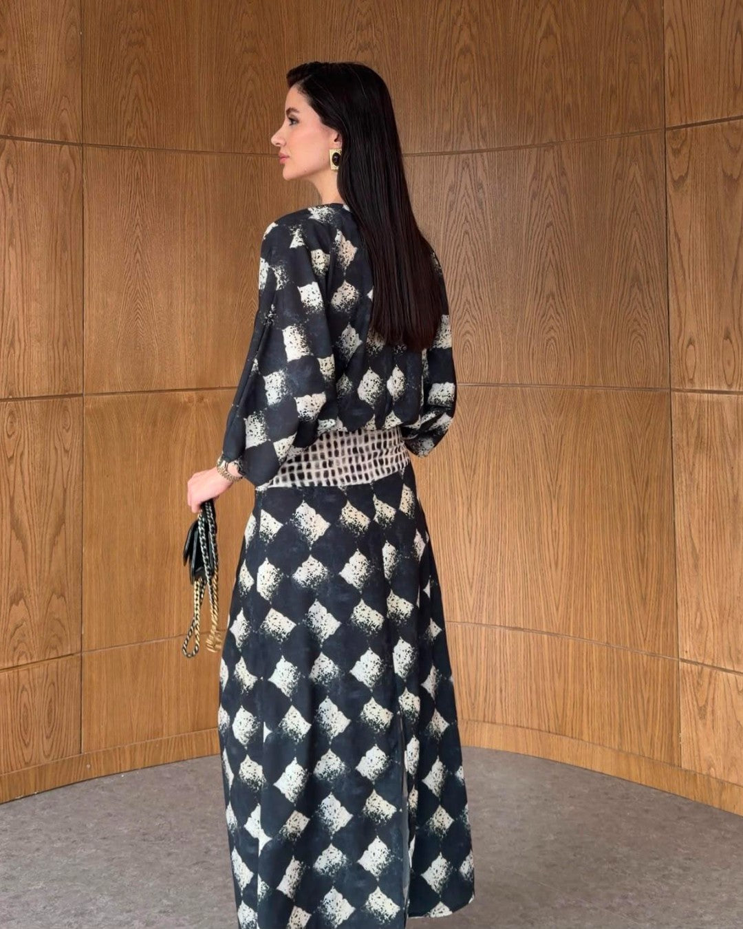 Monarque Printed Kimono Dress