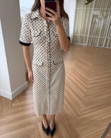 Monochrome Charm Dress