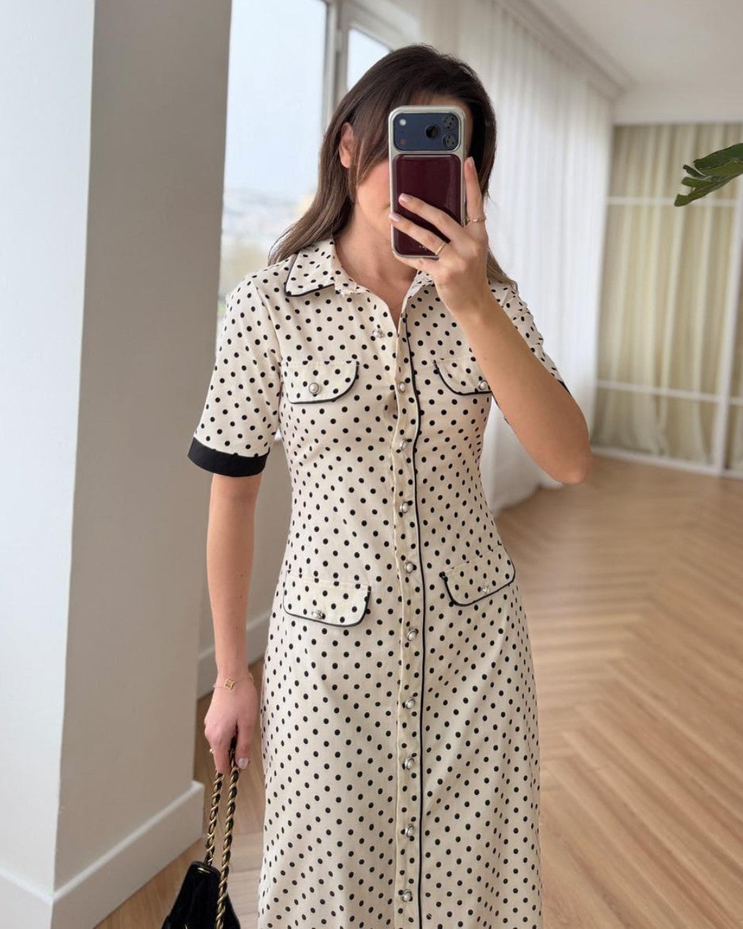 Monochrome Charm Dress