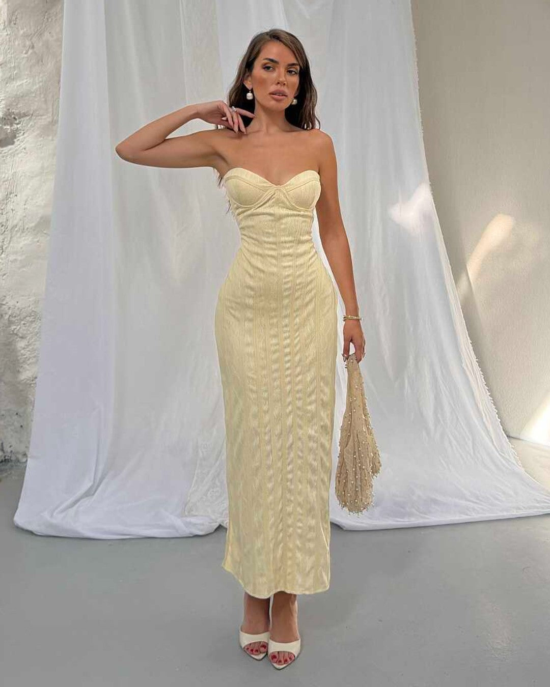 Monroe Corset Maxi Dress