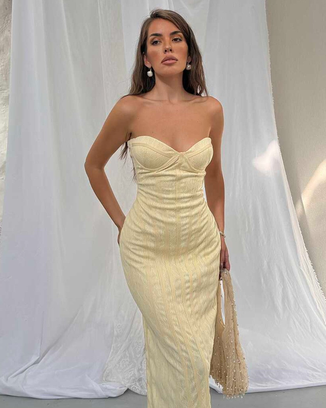 Monroe Corset Maxi Dress