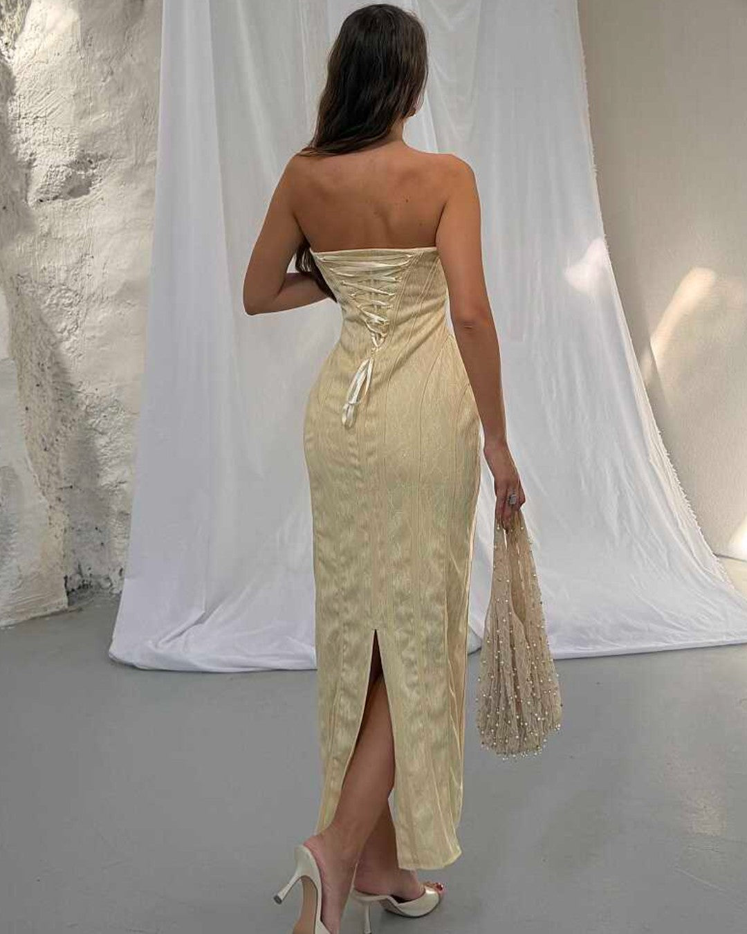 Monroe Corset Maxi Dress