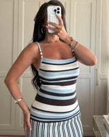 Monte Carlo Stripe Dress