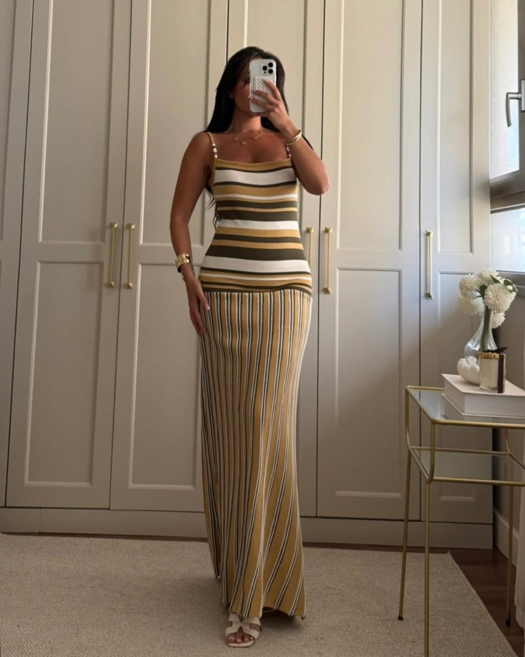 Monte Carlo Stripe Dress