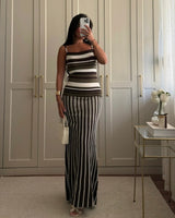 Monte Carlo Stripe Dress