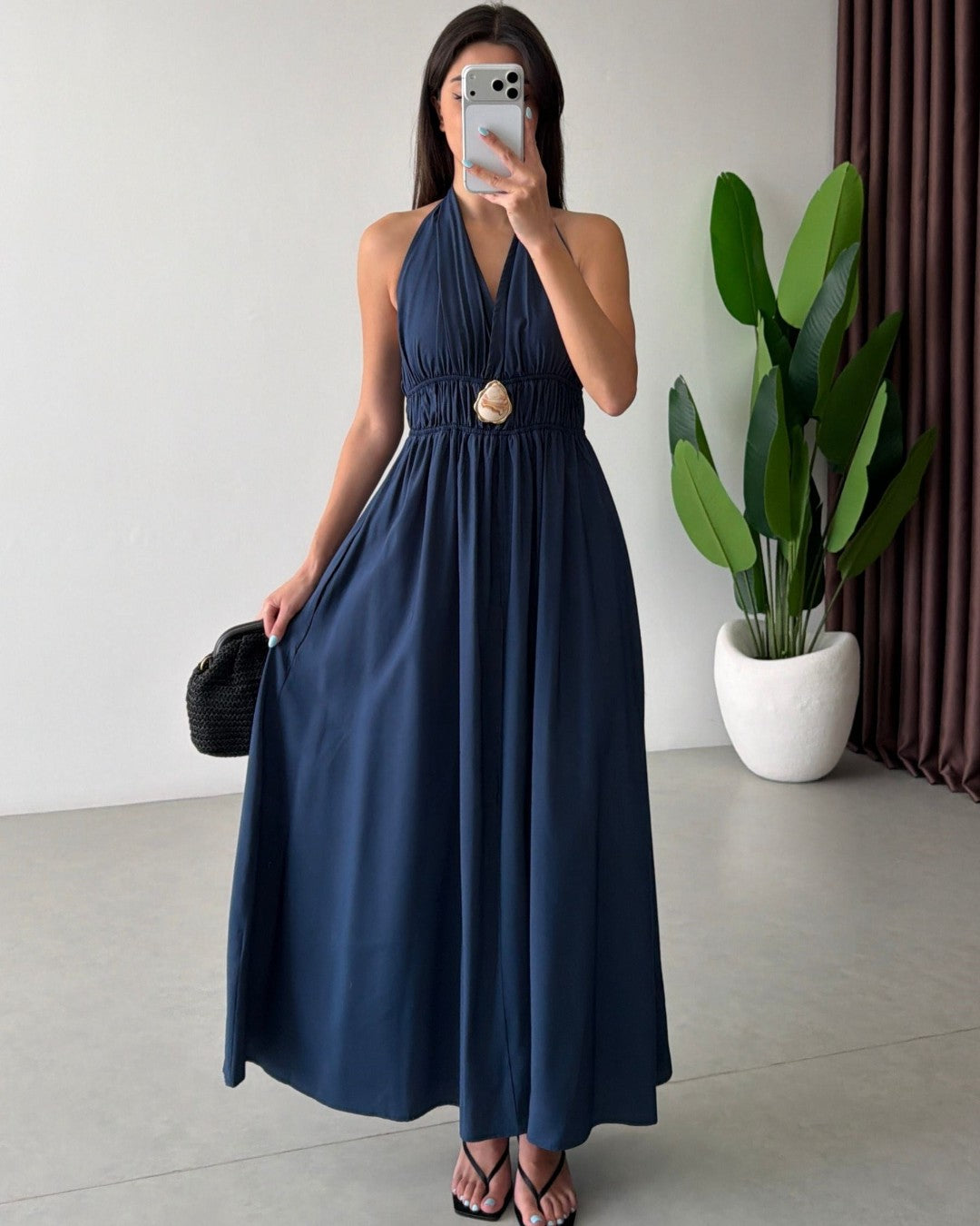 Muse Halter Maxi Dress