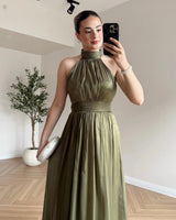Muse Halter Maxi Dress